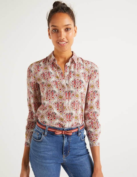 The Silk Shirt - Milkshake, Crown and Country The Silk Shirt - Milkshake, Crown and Country