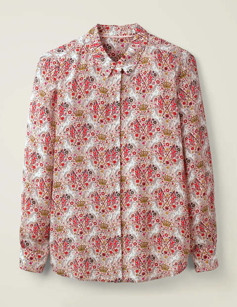 The Silk Shirt - Milkshake, Crown and Country The Silk Shirt - Milkshake, Crown and Country