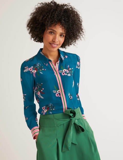 The Silk Shirt - Country Posy The Silk Shirt - Country Posy