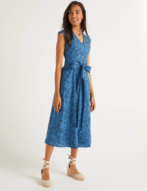 boden blue dress