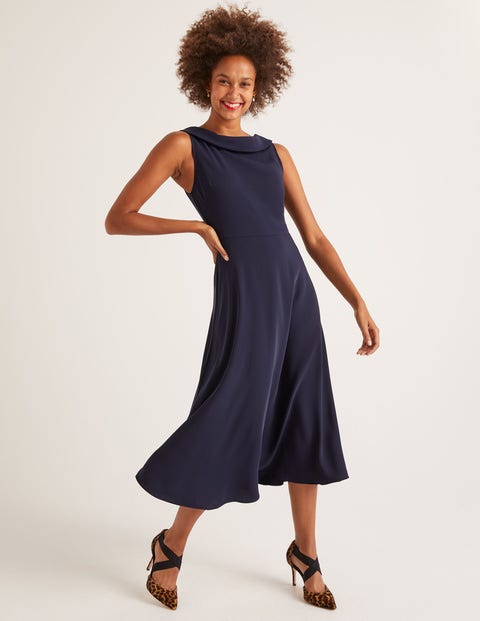 Clarissa Midi Dress - Navy Clarissa Midi Dress - Navy