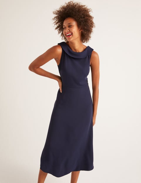 Clarissa Midi Dress - Navy Clarissa Midi Dress - Navy