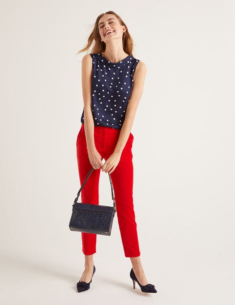 Adriana Top - Navy Scattered Dot Adriana Top - Navy Scattered Dot