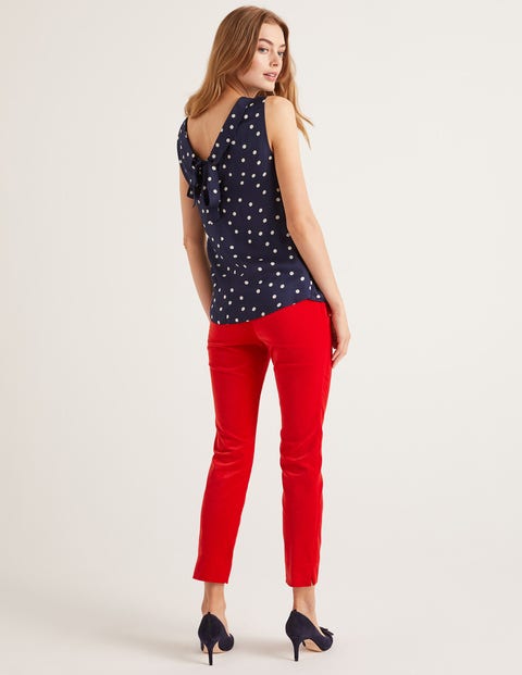 Adriana Top - Navy Scattered Dot Adriana Top - Navy Scattered Dot