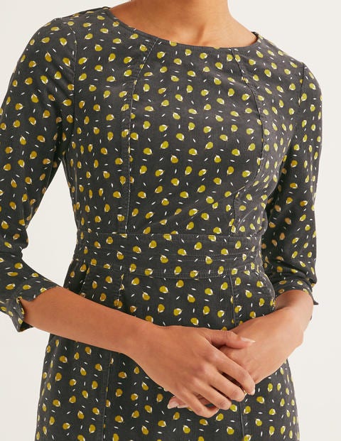 Coraline Dress - Charcoal Scattered Pear Coraline Dress - Charcoal Scattered Pear