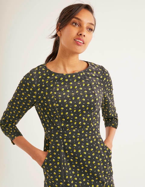 Coraline Dress - Charcoal Scattered Pear Coraline Dress - Charcoal Scattered Pear