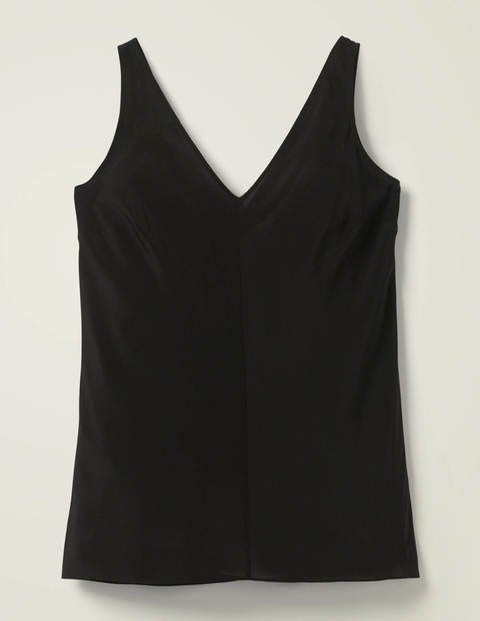 Nellie Silk Cami - Black Nellie Silk Cami - Black
