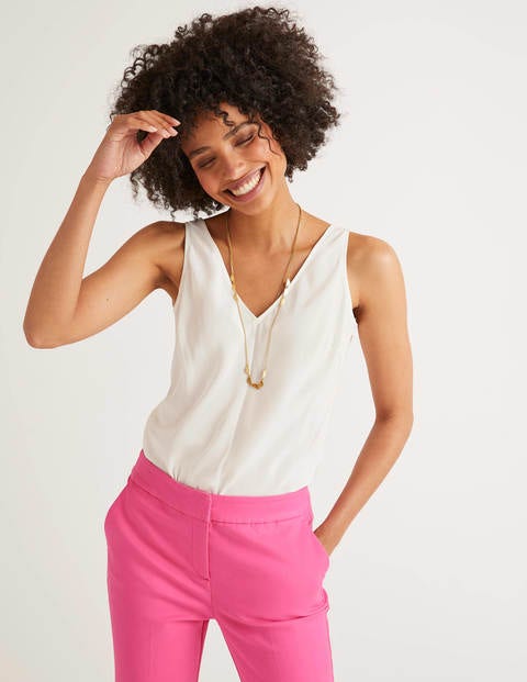 Nellie Silk Cami - Ivory Nellie Silk Cami - Ivory