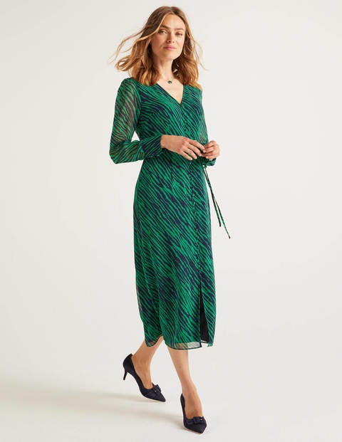 Hazel Midi Dress - Highland Green, Safari Hazel Midi Dress - Highland Green, Safari