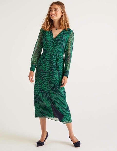 Hazel Midi Dress - Highland Green, Safari Hazel Midi Dress - Highland Green, Safari