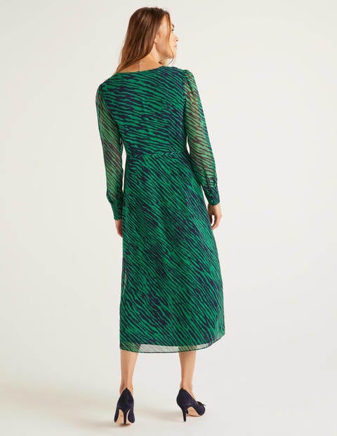 Hazel Midi Dress - Highland Green, Safari Hazel Midi Dress - Highland Green, Safari