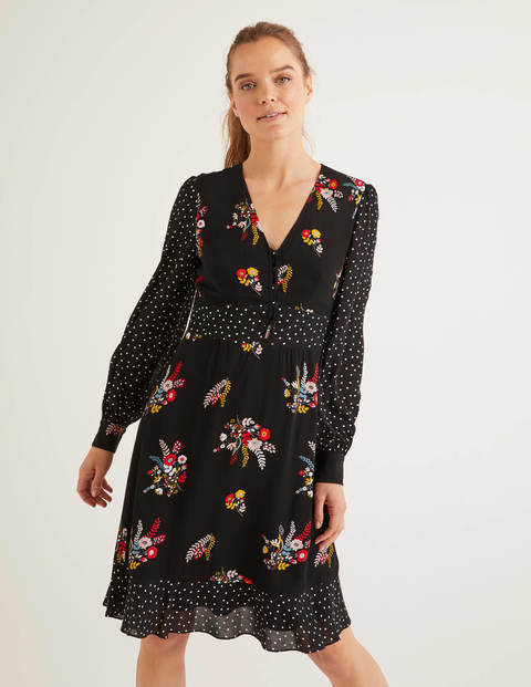 Ivy Dress - Black, Country Posy Ivy Dress - Black, Country Posy