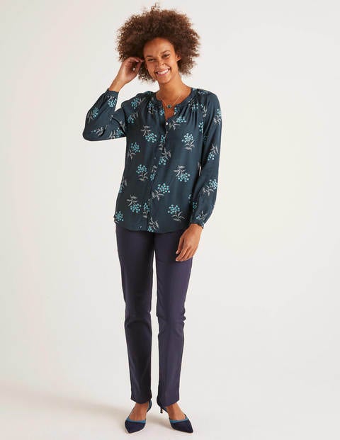 Paris Blouse - Midnight Garden, Meadowsweet Paris Blouse - Midnight Garden, Meadowsweet