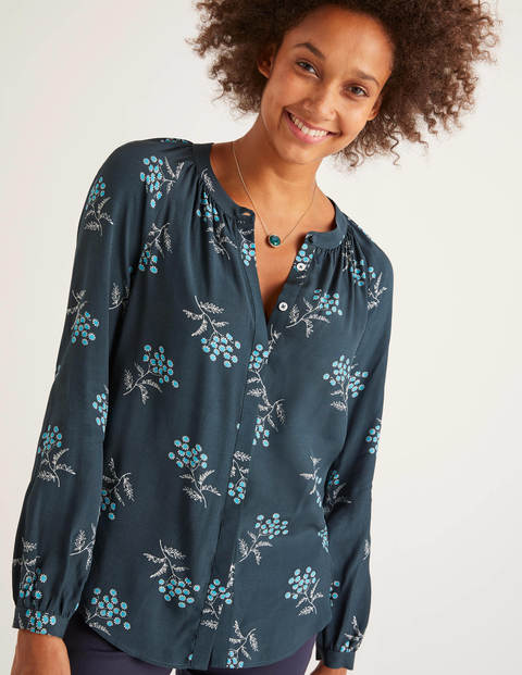Paris Blouse - Midnight Garden, Meadowsweet Paris Blouse - Midnight Garden, Meadowsweet