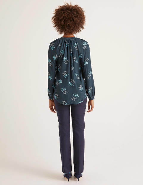 Paris Blouse - Midnight Garden, Meadowsweet Paris Blouse - Midnight Garden, Meadowsweet