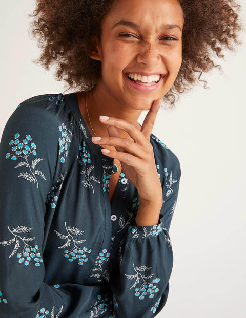 Paris Blouse - Midnight Garden, Meadowsweet Paris Blouse - Midnight Garden, Meadowsweet