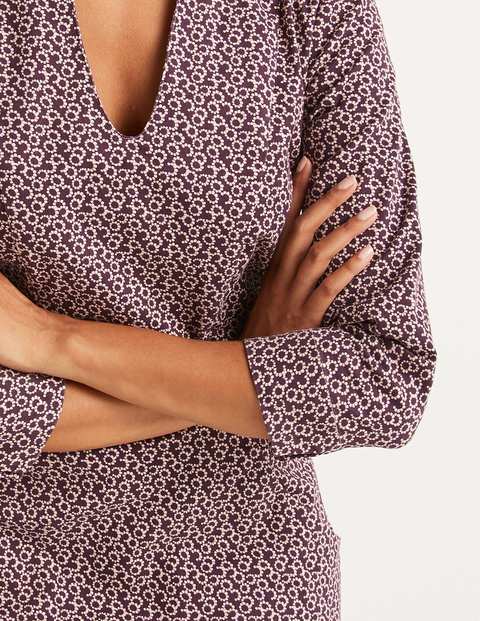 Elizabeth Chino-Kleid - Feige, Süße Blütenblätter Elizabeth Chino-Kleid - Feige, Süße Blütenblätter