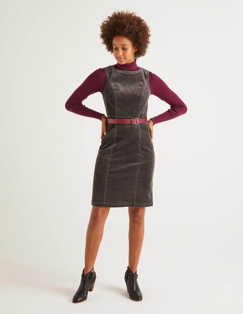 Robe Colette en velours côtelé - Graphite Robe Colette en velours côtelé - Graphite