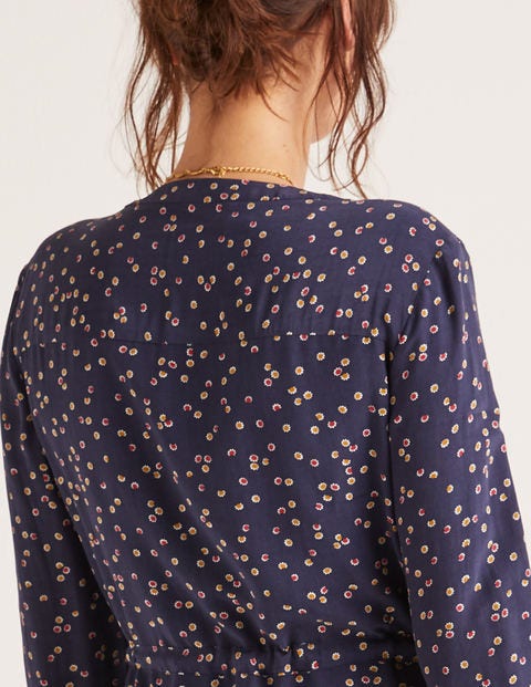 Corrina Kleid - Französisches Navy, Süße Blume Corrina Kleid - Französisches Navy, Süße Blume