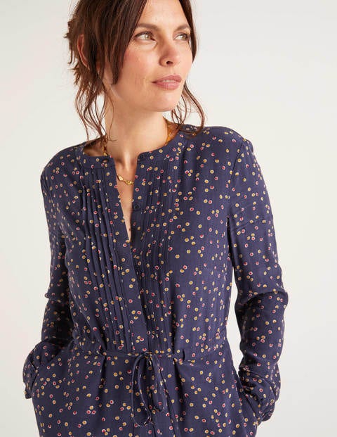 Corrina Kleid - Französisches Navy, Süße Blume Corrina Kleid - Französisches Navy, Süße Blume