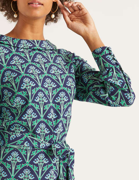 Florrie Dress - Navy and Green, Poppyseed Bud Florrie Dress - Navy and Green, Poppyseed Bud
