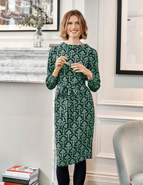 boden teal dress