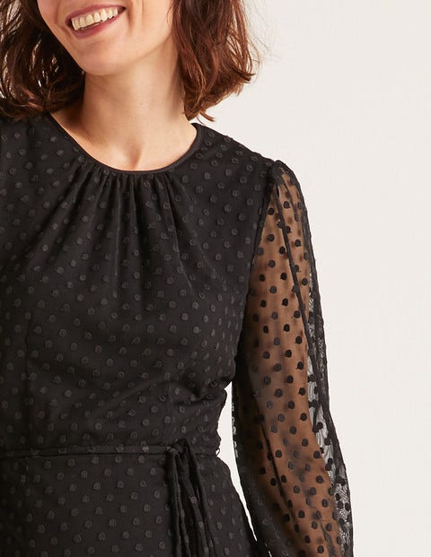 Jenna Embroidered Dress - Black Jenna Embroidered Dress - Black