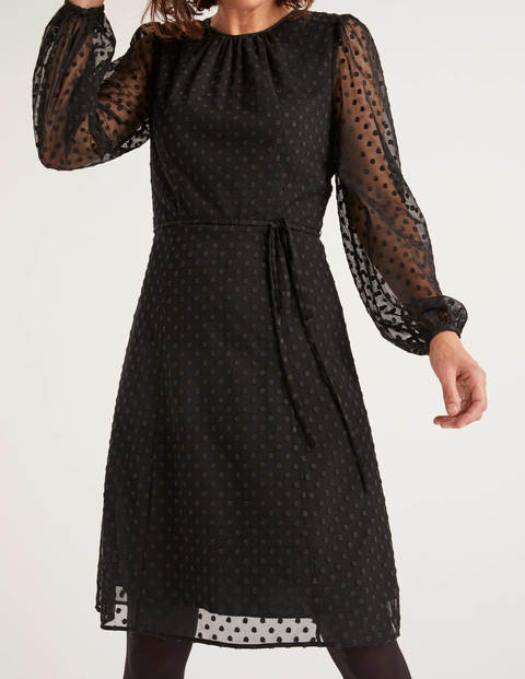 Jenna Embroidered Dress - Black Jenna Embroidered Dress - Black