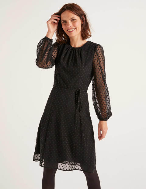 Jenna Embroidered Dress - Black Jenna Embroidered Dress - Black