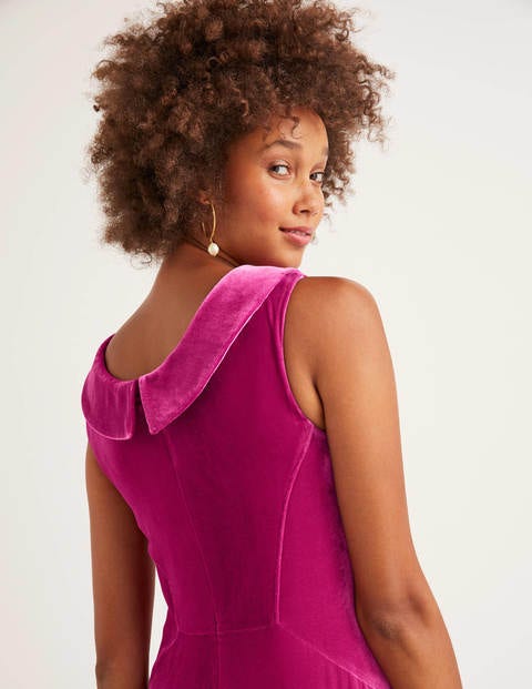 Velvet Seam Detail Martha - English Berry Velvet Seam Detail Martha - English Berry