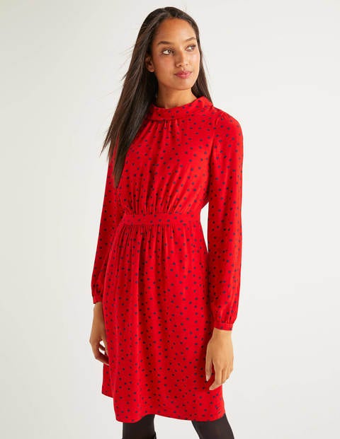 Lucinda Dress - Poinsettia, Polka Spot Lucinda Dress - Poinsettia, Polka Spot