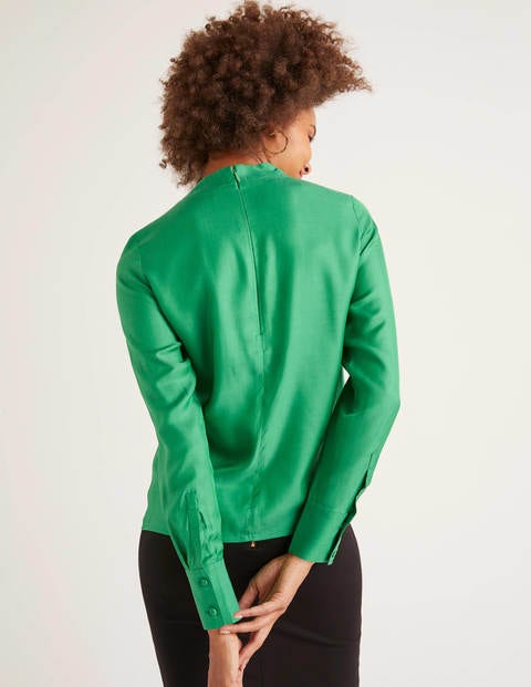 Aria Bluse - Schottengrün Aria Bluse - Schottengrün