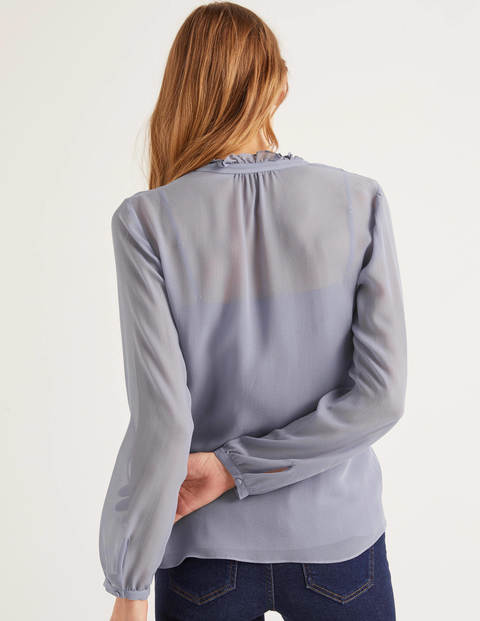 Lavinia Silk Blouse - River Lavinia Silk Blouse - River