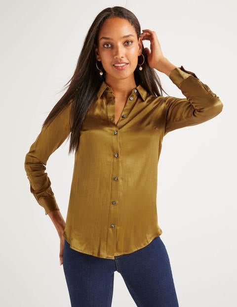 Anita Satin Shirt - Trumpet Anita Satin Shirt - Trumpet