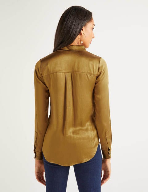 Anita Satin Shirt - Trumpet Anita Satin Shirt - Trumpet