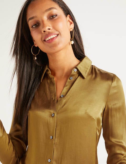 Anita Satin Shirt - Trumpet Anita Satin Shirt - Trumpet