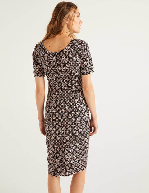 Talia Textured Dress - Black, Poppyseed Bud Talia Textured Dress - Black, Poppyseed Bud