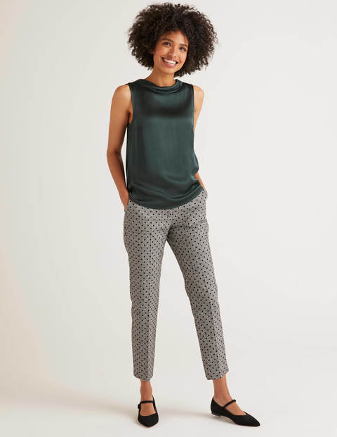 Beatrix Satin Top - Midnight Garden Beatrix Satin Top - Midnight Garden