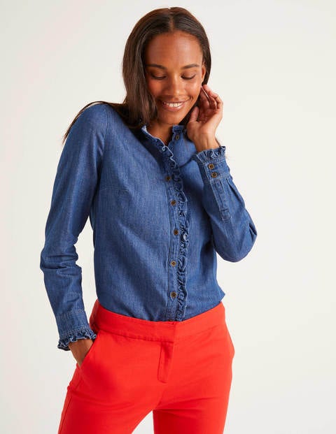 Melissa Denim Shirt - Mid Vintage Melissa Denim Shirt - Mid Vintage