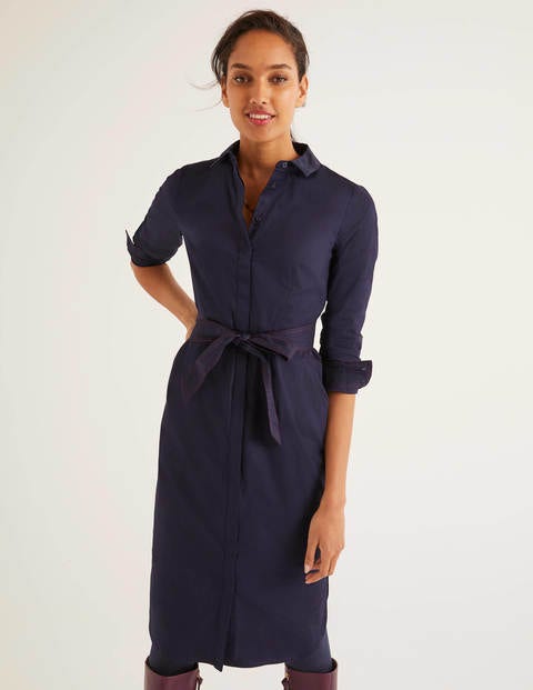 Long Sleeve Freya Dress - Navy Long Sleeve Freya Dress - Navy