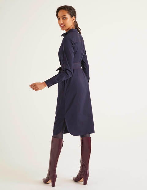 Long Sleeve Freya Dress - Navy Long Sleeve Freya Dress - Navy