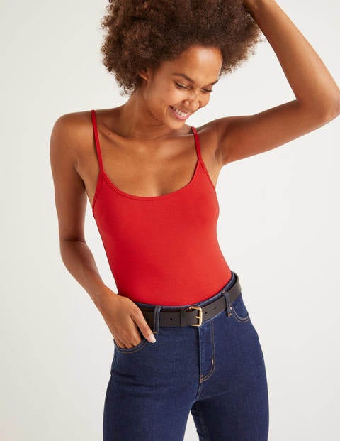 Plain Cami - Post Box Red Plain Cami - Post Box Red