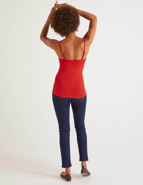 Plain Cami - Post Box Red Plain Cami - Post Box Red