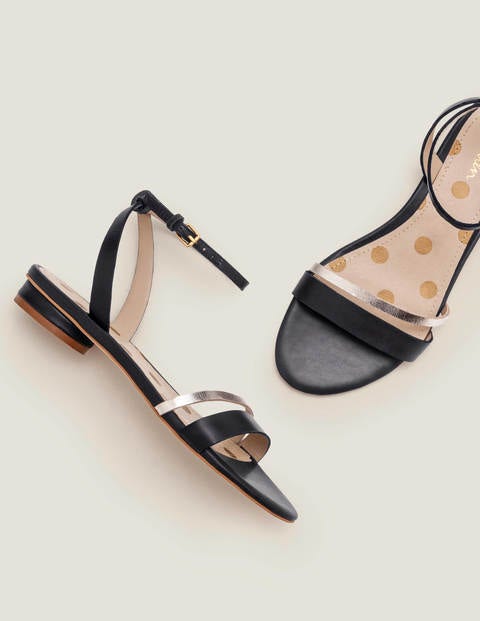 Freya Sandals - Navy/Silver Freya Sandals - Navy/Silver
