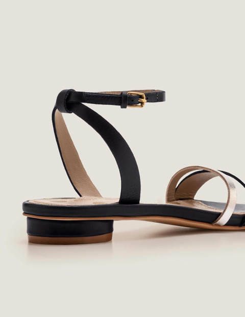 Freya Sandals - Navy/Silver Freya Sandals - Navy/Silver