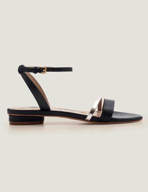 Freya Sandals - Navy/Silver Freya Sandals - Navy/Silver