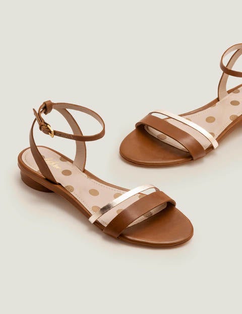 Freya Sandals - Tan/Gold Freya Sandals - Tan/Gold