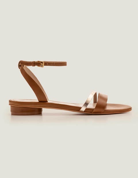 Freya Sandals - Tan/Gold Freya Sandals - Tan/Gold