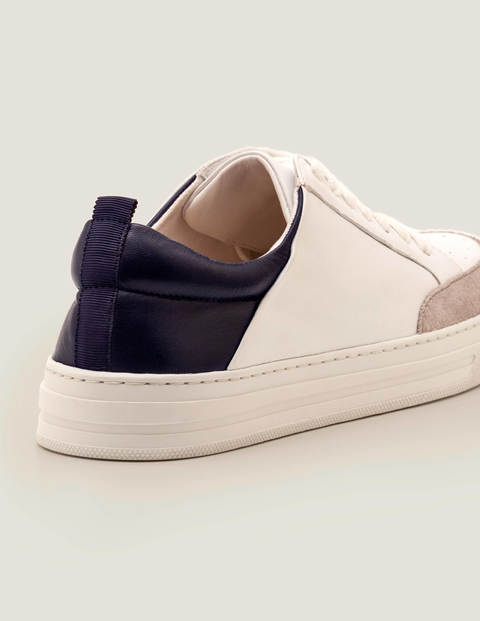 Emily Trainers - White/Grey/Navy Emily Trainers - White/Grey/Navy