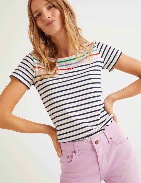 Short Sleeve Breton - Rosebay/Sea Mist Short Sleeve Breton - Rosebay/Sea Mist